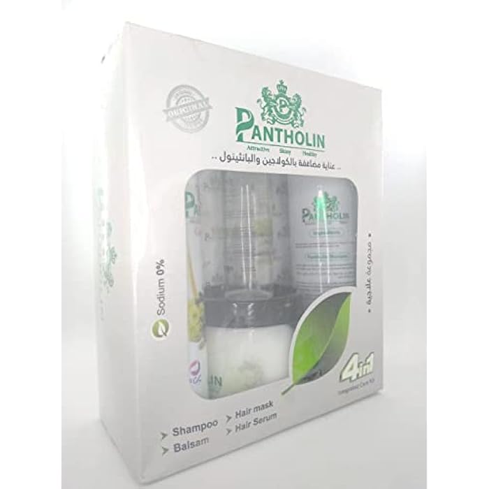 Pantholin after care for hair treatment shampoo, conditioner, hair mask and serum zero sodium - Image 2